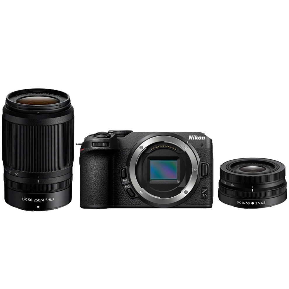 Camara Nikon Z30 16-50mm + 50-250mm