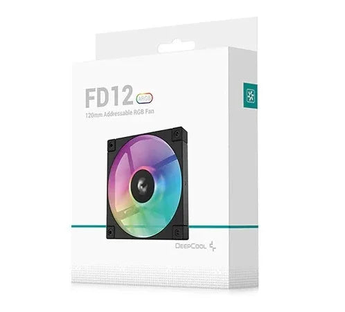 Fan Deepcool FD12 Negro ARGB - Tecatech-uy