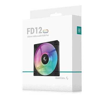 Fan Deepcool FD12 Negro ARGB - Tecatech-uy