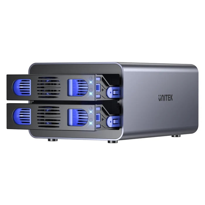 Gabinete Externo Dual Unitek USB 3.0 para 2 discos SATA