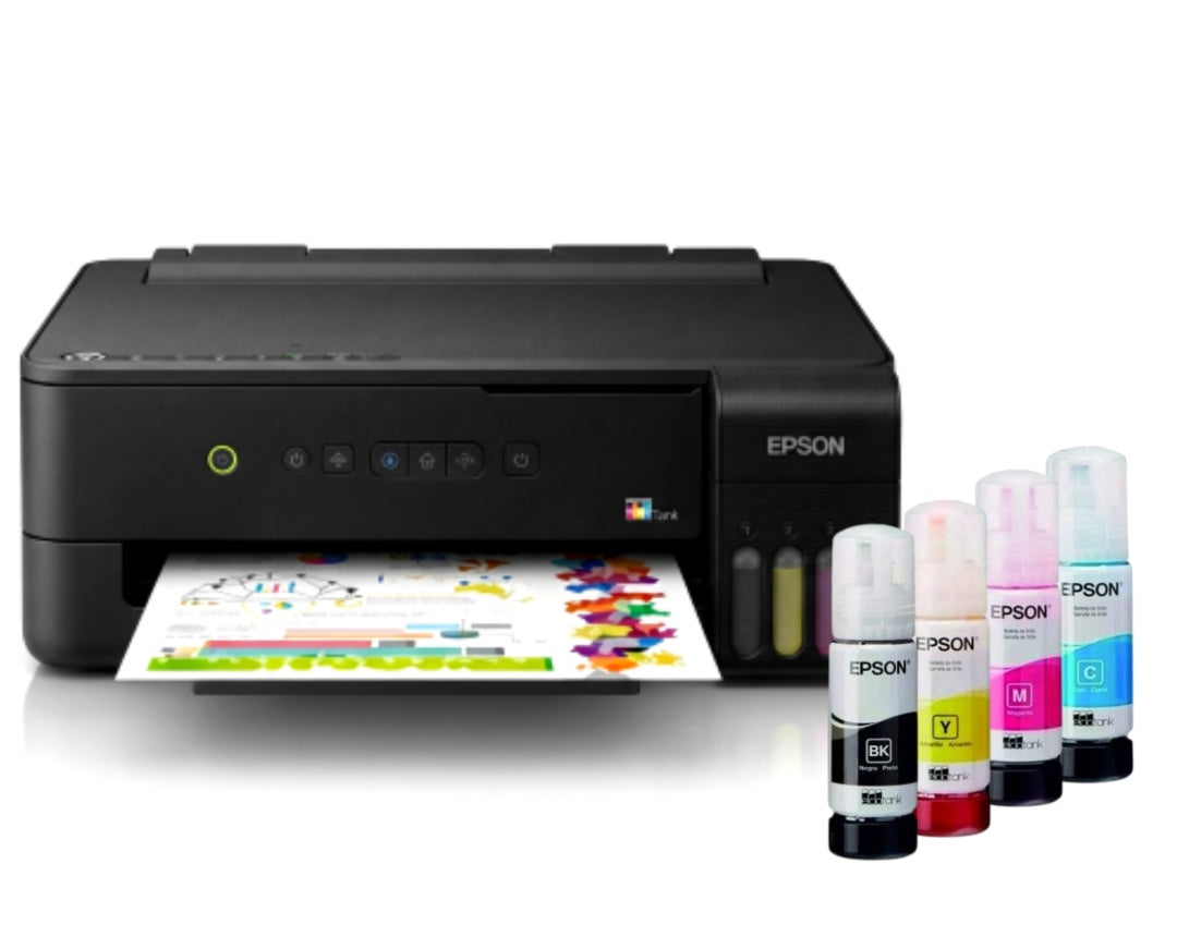 Impresora Multifunción Epson EcoTank L1350 Wi-Fi + 4 Botellas de Tinta Extra