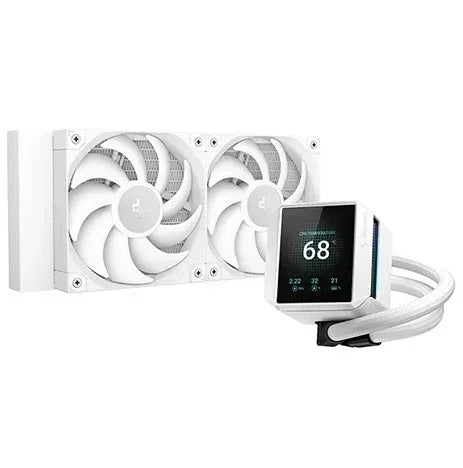 Cooler Liquido DeepCool Mystique 240 blanco - Tecatech-uy