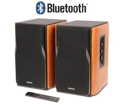 Parlantes Edifier 2.0 R1380DB bluetooth marron - Tecatech-uy
