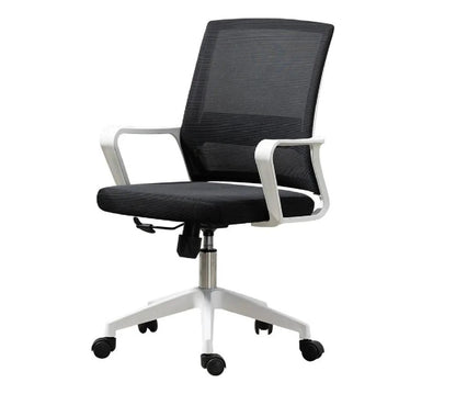 Silla de oficina Ryan negro y blanco