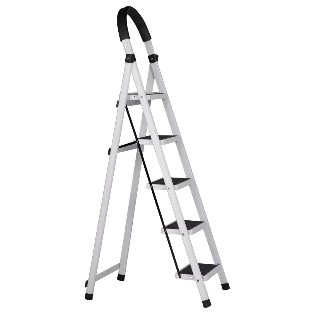 Escalera 5 escalones negra / blanca