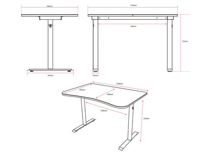 Escritorio Gamer Arozzi Fratello negro