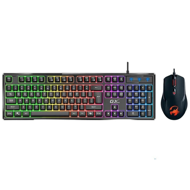 Combo Genius Scorpion KM-GX6 teclado y mouse RGB