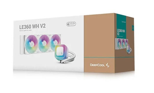 Cooler liquido DeepCool LE360 V2 RGB Blanco