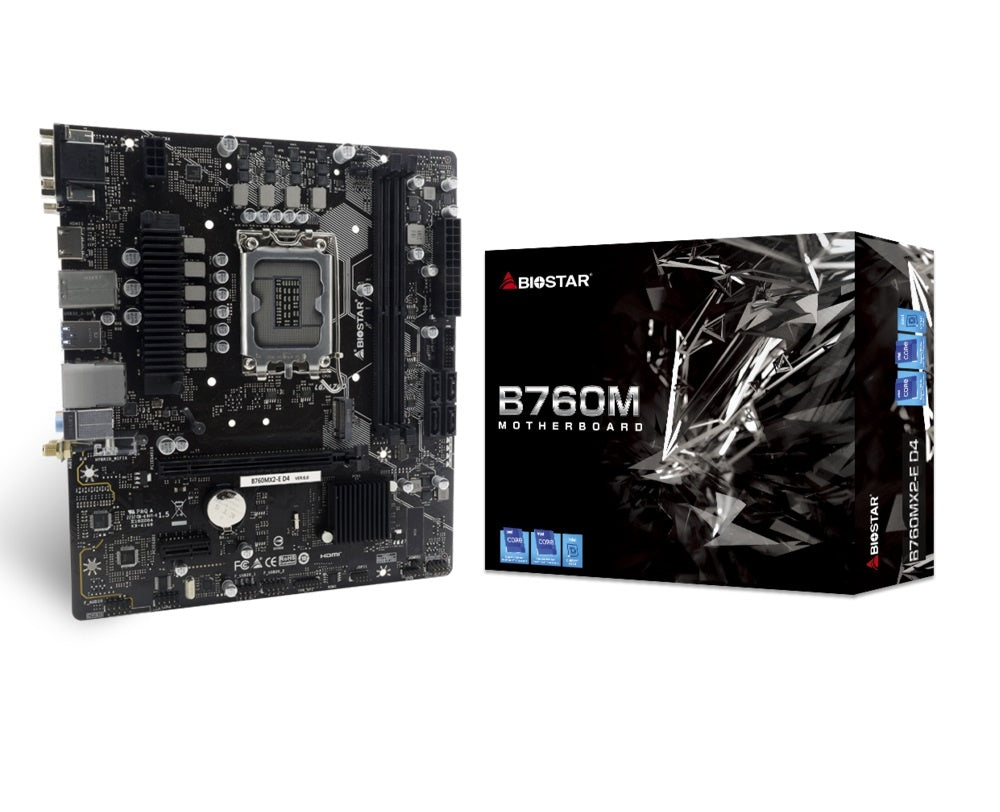 Mother Biostar B760MX2-E D4 LGA 1700