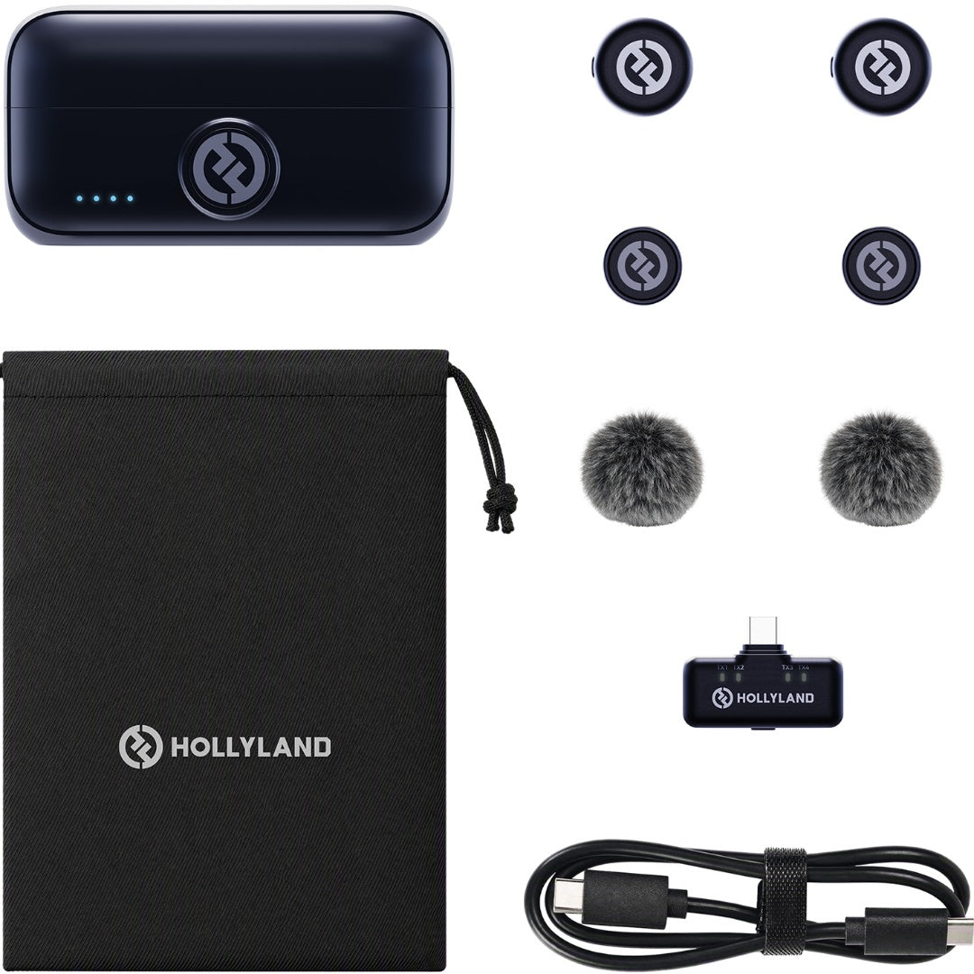 Micrófono Hollyland Lark M3 Combo 2TX + 1RX
