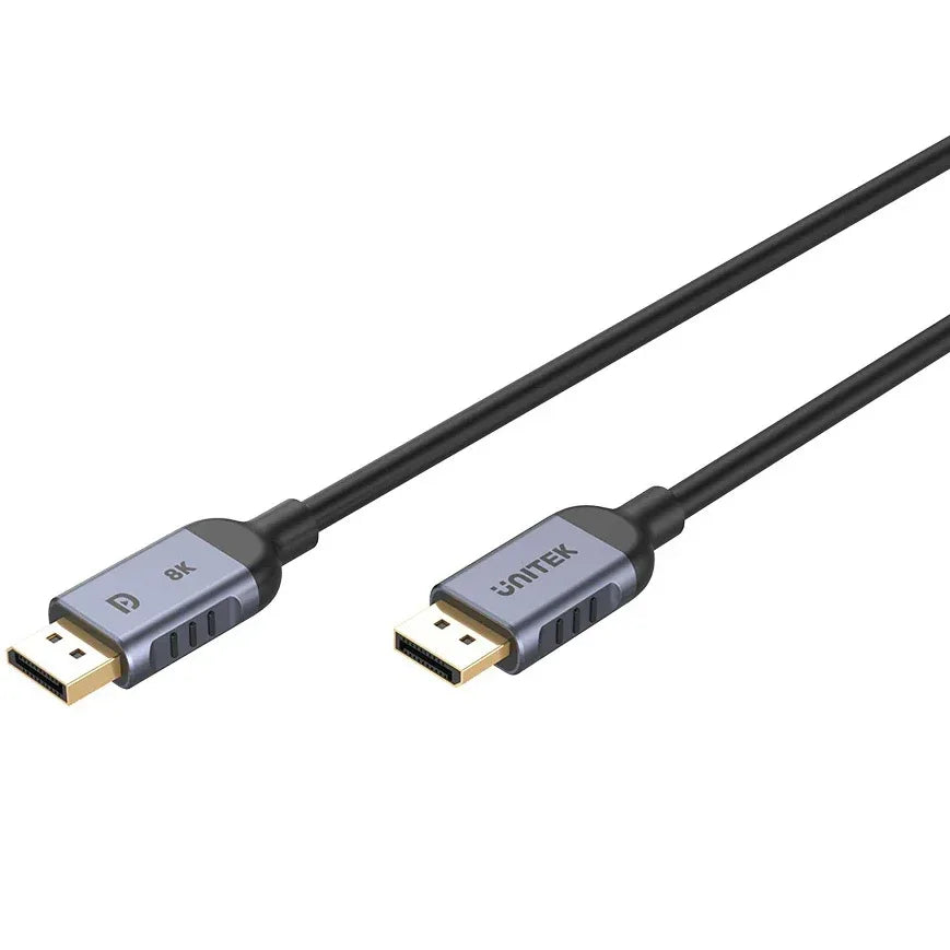 Cable Unitek DisplayPort 1.4 8K Pure Copper 2m - Tecatech-uy