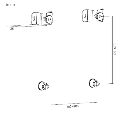 Soporte fijo para TV hasta 70