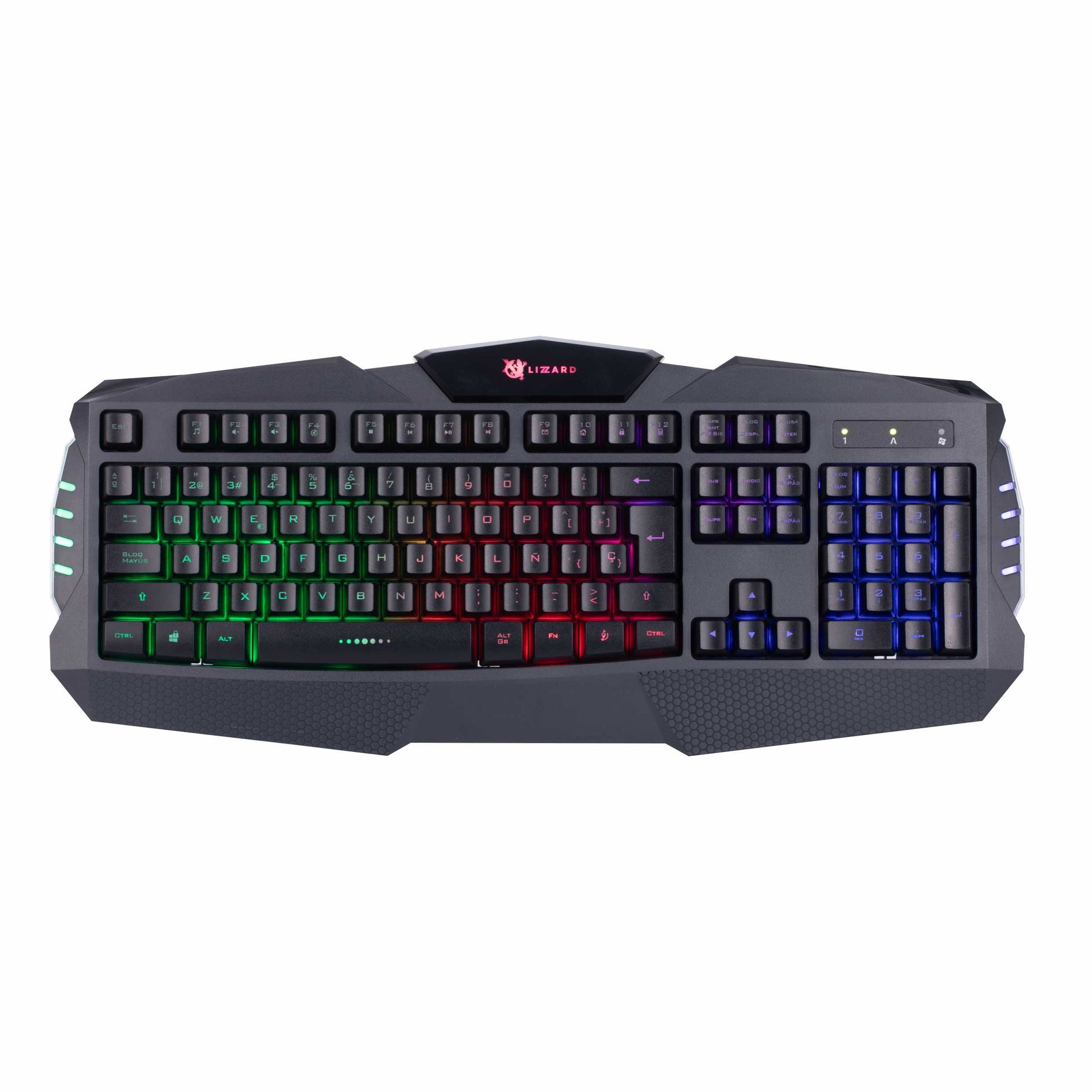 Teclado X-Lizzard gamer RGB en español usb