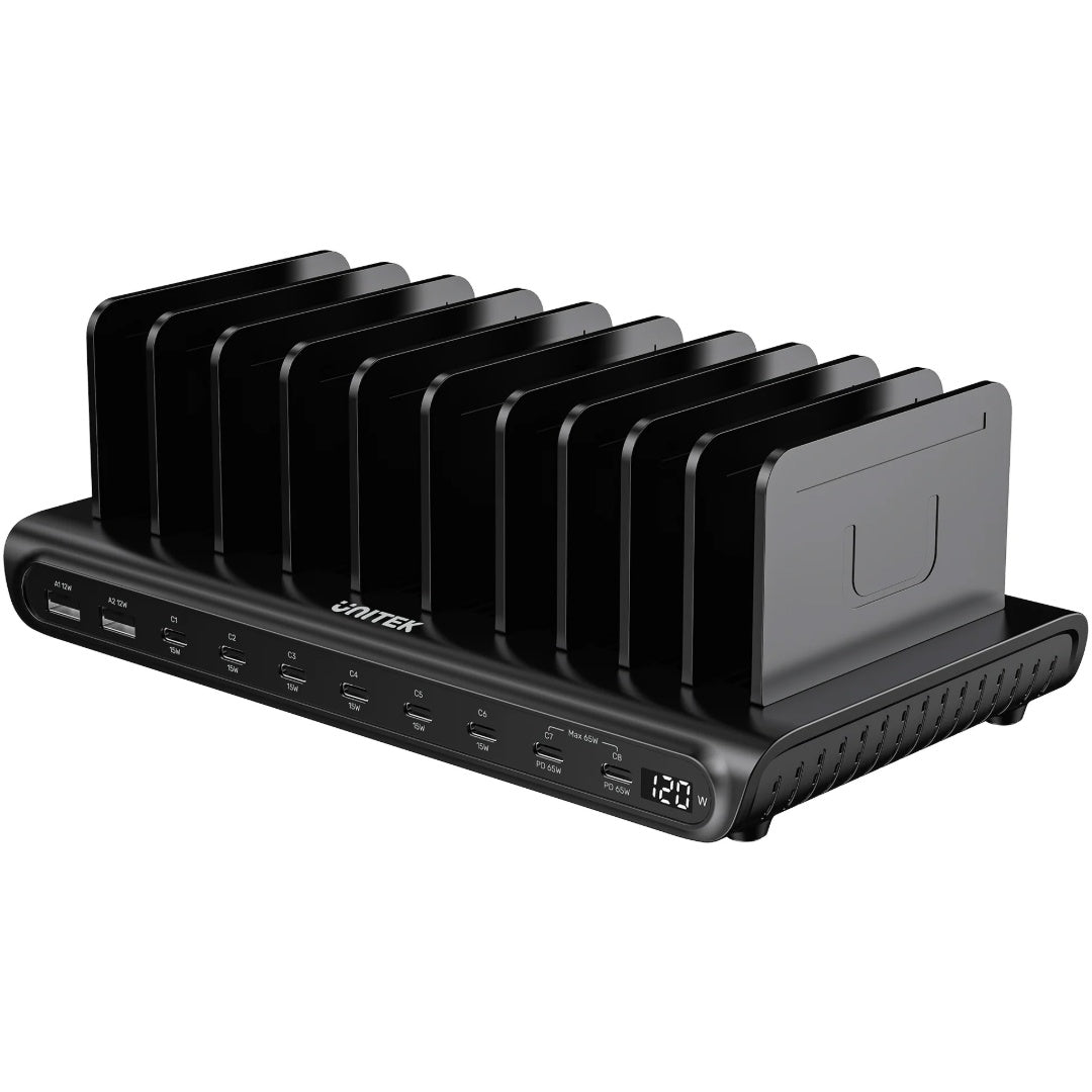 Estación de carga Unitek uCharge 120W 10 Puertos