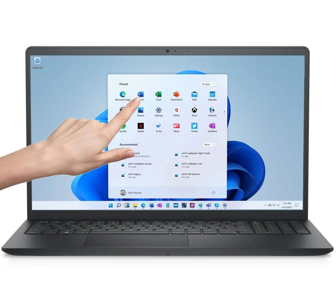 Notebook Dell Ryzen 5 4.5Ghz, 8GB, 512GB, 15.6 FHD Touch - Tecatech-uy