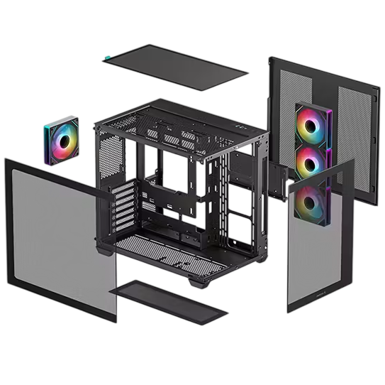 Gabinete DeepCool CG530 4F Negro