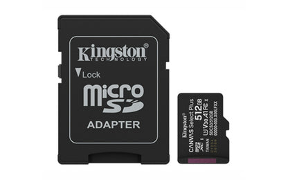 Memoria MicroSD Kingston Select Plus 512GB clase 10