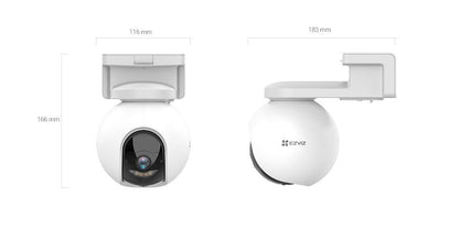 Camara Wifi Ezviz CS-HB8 2K con movimiento con batería