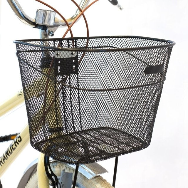Bicicleta de paseo aluminio c/canasto R26 7V crema