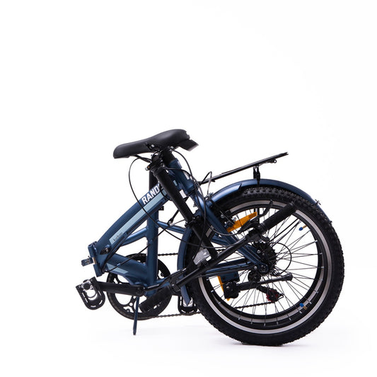 Bicicleta plegable 7 velocidades rodado 20 azul