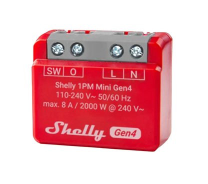Rele Shelly Mini 1PM GEN4 Wi-fi 6