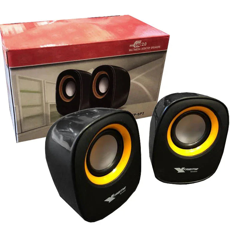 Parlantes Multimedia Xtreme negro USB - Tecatech-uy