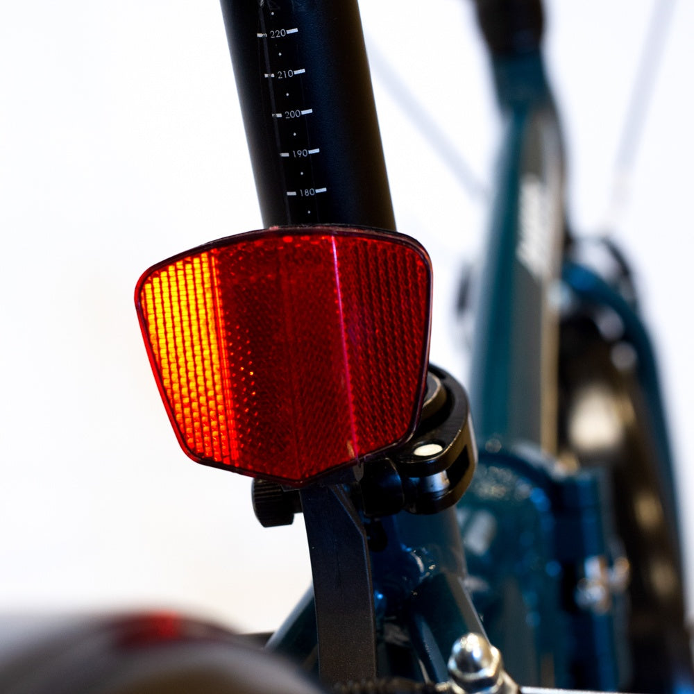 Bicicleta plegable 7 velocidades rodado 20 azul petróleo