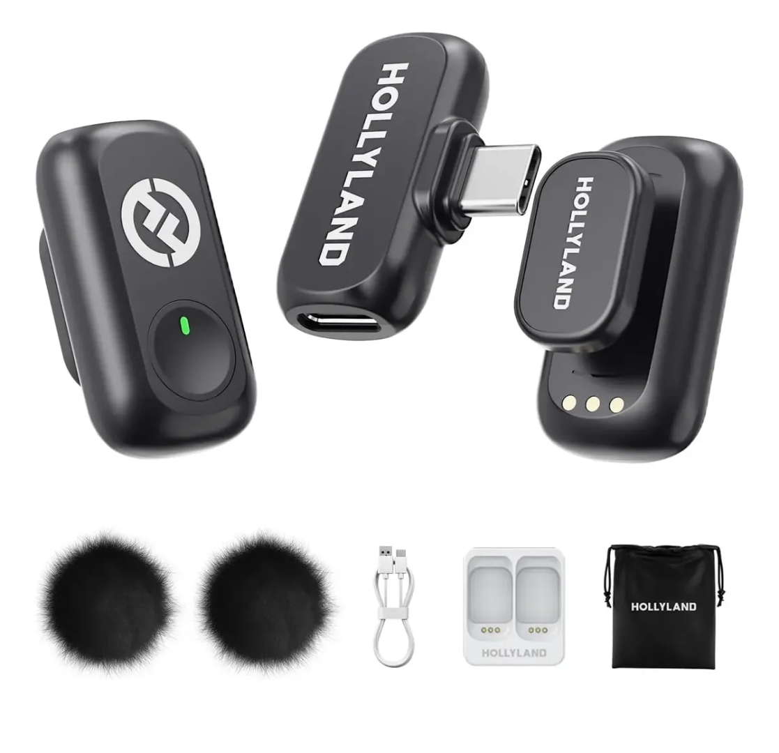 Micrófono Hollyland LARK A1 Mini Duo USB-C
