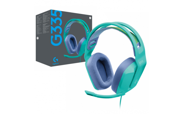 Audífonos Logitech Gamer G335 menta